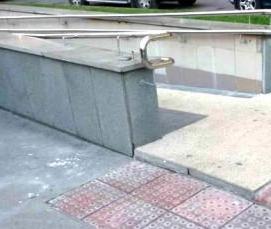 тактильная плитка бетонная - вариант 1