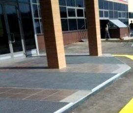 тактильная плитка бетонная - вариант 3