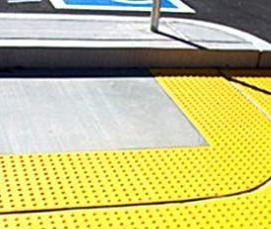 тактильная плитка из бетона - модель 2