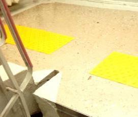 тактильная плитка направляющая - модель 2