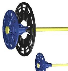 тарельчатый пластиковый дюбель - вариант 4