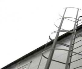 техническая металлическая лестница - вариант 2