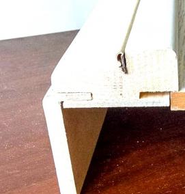 телескопический наличник на двери - тип 1