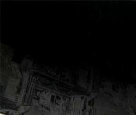 темно синий глянцевый натяжной потолок - модель 1