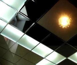 темные подвесные потолки - вариант 3