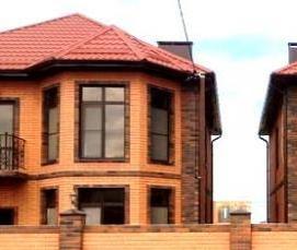 темный кирпич с белыми швами - тип 1