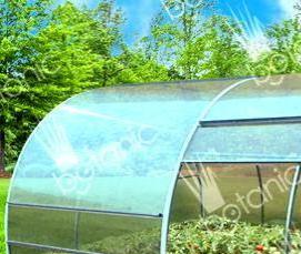 теплица домиком с открывающейся крышей - вариант 2