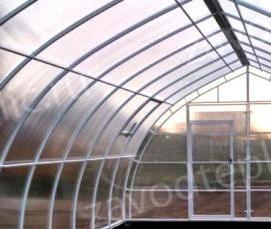 теплица двойная дуга оцинкованная - вариант 3