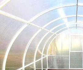 теплица из алюминиевых рам - вариант 1