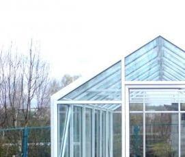 теплица из алюминиевых рам - вариант 3