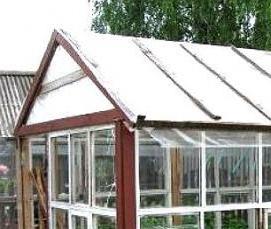 теплица из металлопластиковых окон - вариант 3