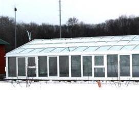 теплица из металлопластиковых окон - вариант 2