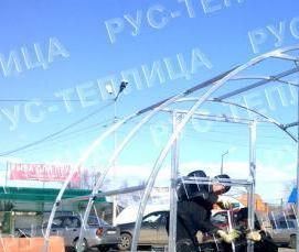 теплица из оцинкованного профиля - тип 4