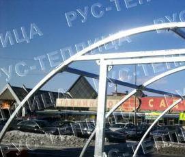 теплица из оцинкованного профиля - тип 2