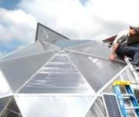 теплица из поликарбоната купольная - тип 4