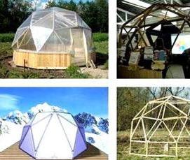 теплица из поликарбоната купольная - тип 3