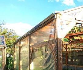 теплица из стеклопакетов - вариант 1