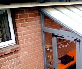 теплица из стеклопакетов - вариант 4