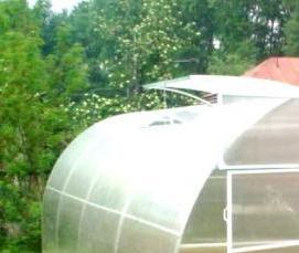 теплица из труб пвх - модель 4