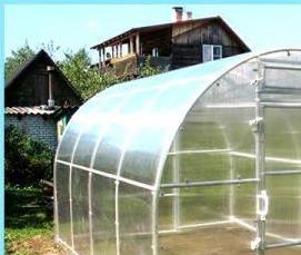 теплица из труб пвх - модель 3