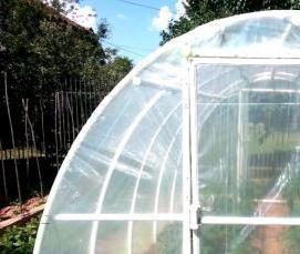 теплица из труб пвх - модель 2