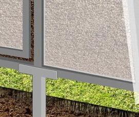 теплица капелька оцинкованная - вариант 3