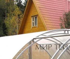 теплица кремлевская с открывающейся крышей - тип 3