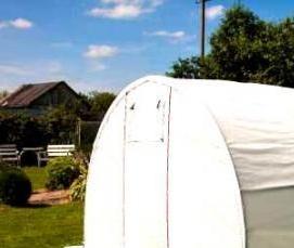 теплица с армированным чехлом - тип 2