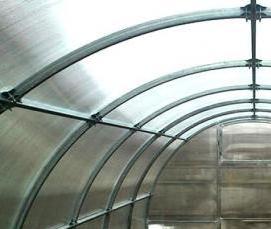 теплица с цельными дугами - модель 4