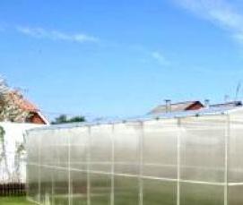 теплица с открывающимися боками - модель 3