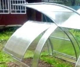 теплица с открывающимися боками - модель 2