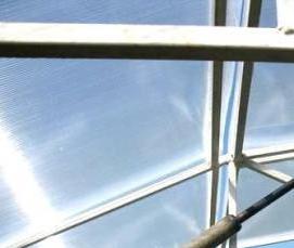 теплица с открывающимися форточками - вариант 1