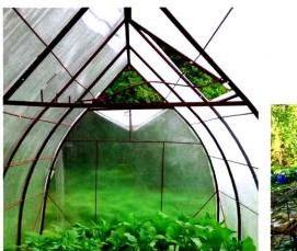 теплица волжская домик - модель 1