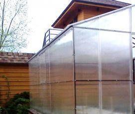 теплицы домиком со съемной крышей - тип 3