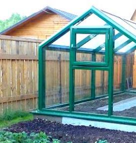 теплицы из металлического профиля - модель 1