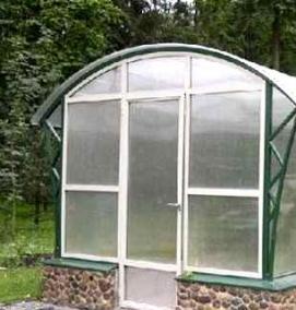 теплицы из металлического профиля - модель 3