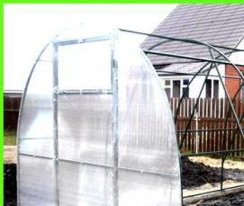 теплицы из оцинкованной профильной трубы - модель 3