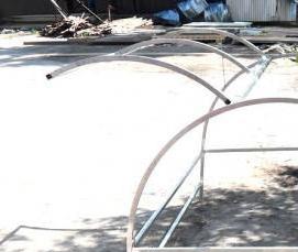 теплицы из оцинкованной профильной трубы - модель 2