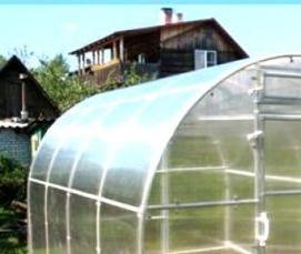 теплицы из поликарбоната арочного типа - вариант 4