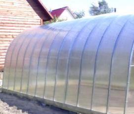 теплицы из поликарбоната капля усиленные - вариант 1