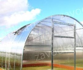 теплицы из поликарбоната народная усиленная - тип 1