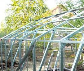 теплицы коньковые - тип 2
