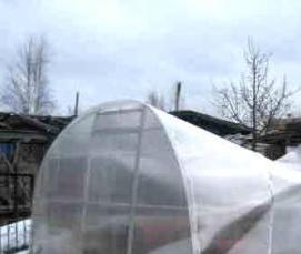 теплицы с двойным каркасом - модель 1