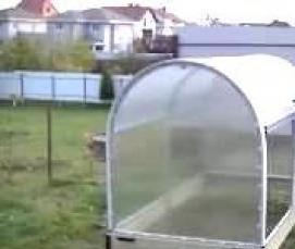 теплицы с открывающимися боковинами - модель 1