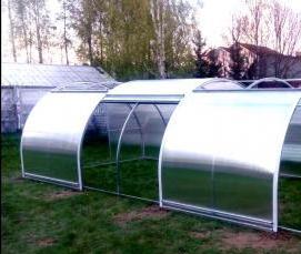 теплицы с раздвижными боками - тип 2