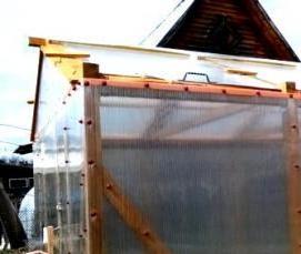 теплицы со сдвижной крышей тюльпан - вариант 1