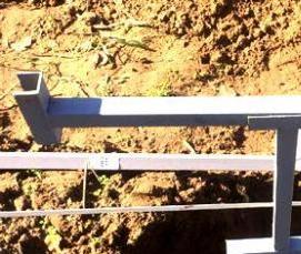 теплицы усиленные оцинкованные - вариант 1