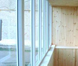 теплое балконное остекление - модель 2