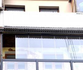 теплое безрамное остекление - модель 4