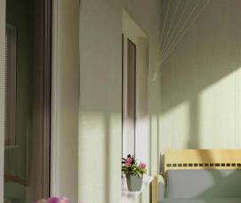 теплое остекление с выносом - тип 1